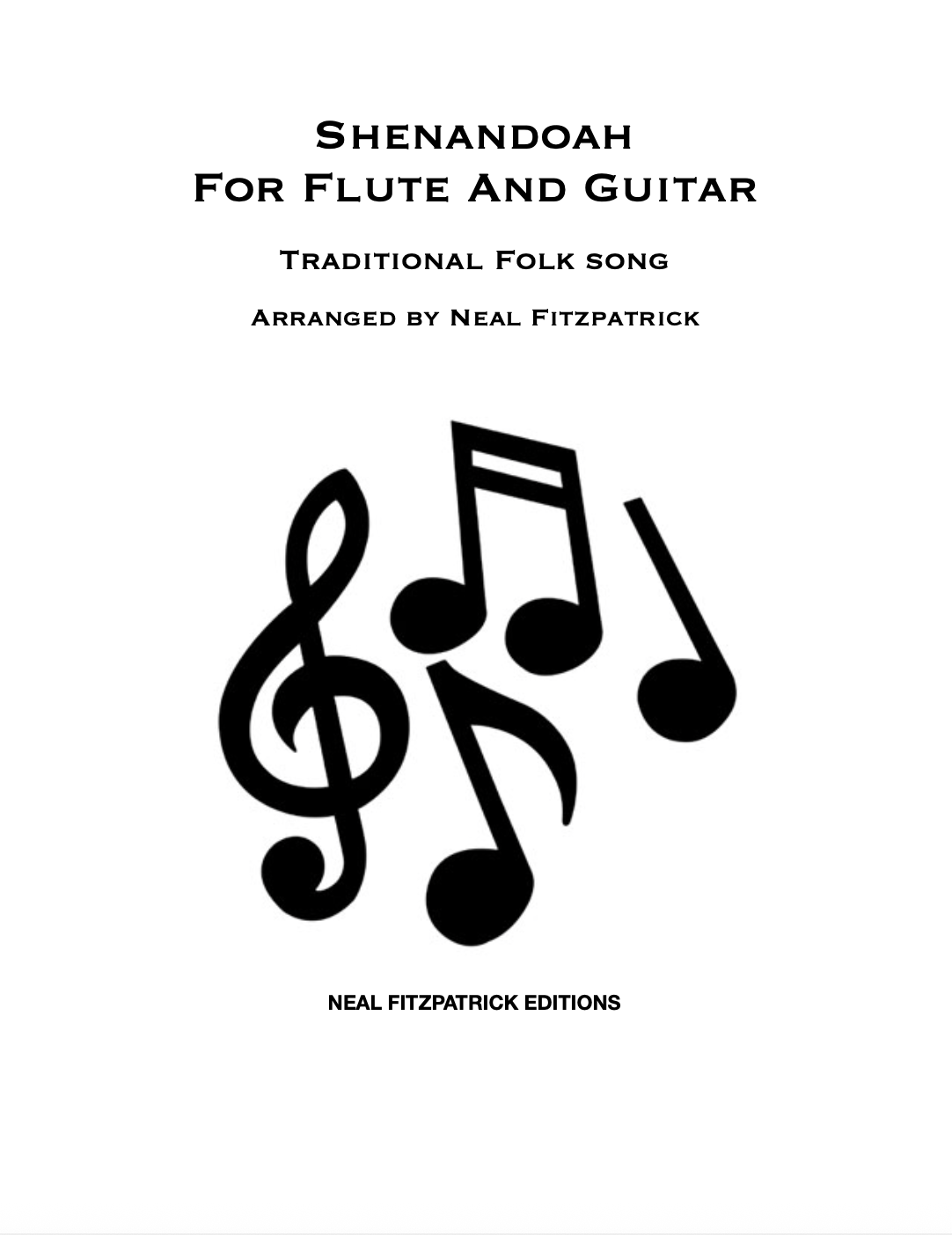 Shenandoah For Flute And Guitar