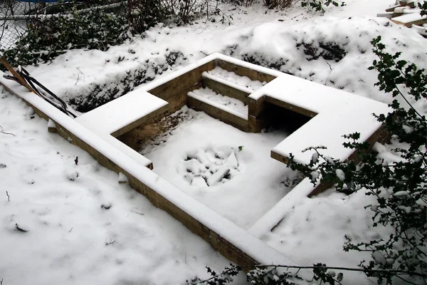 Sunken seating area