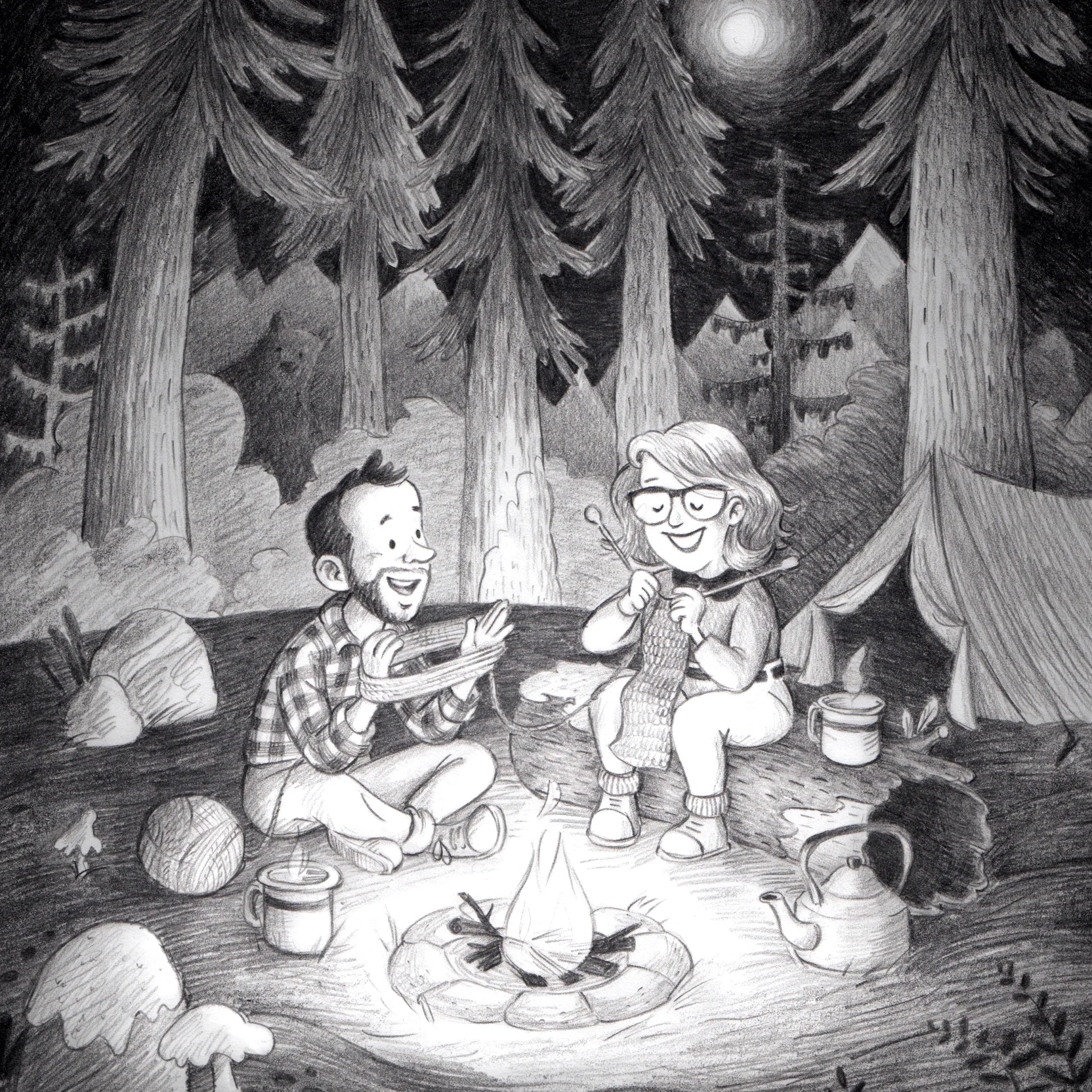 Goodbye drawing for Maarten & Linde