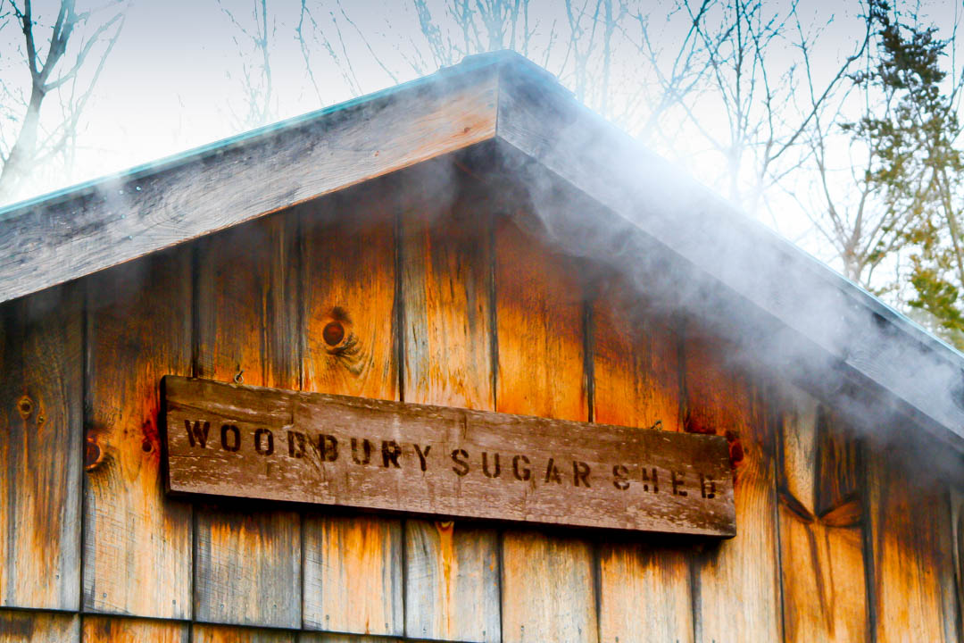  Our Sugar House, a post and beam barn which contains all our Maple Production equipment. 