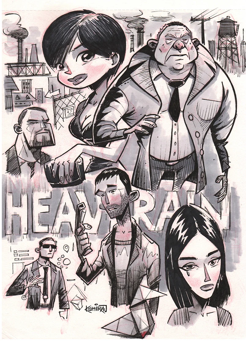 kshiraj_telang_artwork_artdropday_heavyrain_videogame_sketch.jpg