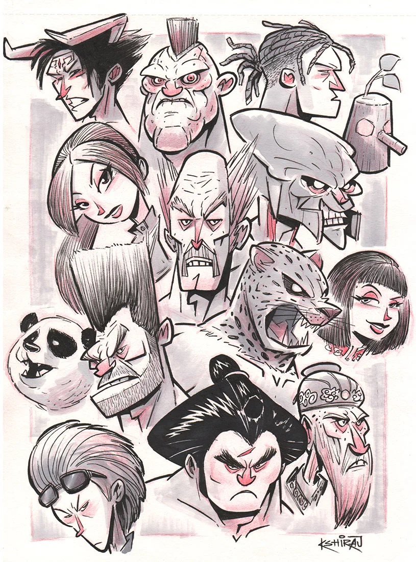 kshiraj_telang_artwork_tekken_characters.jpg
