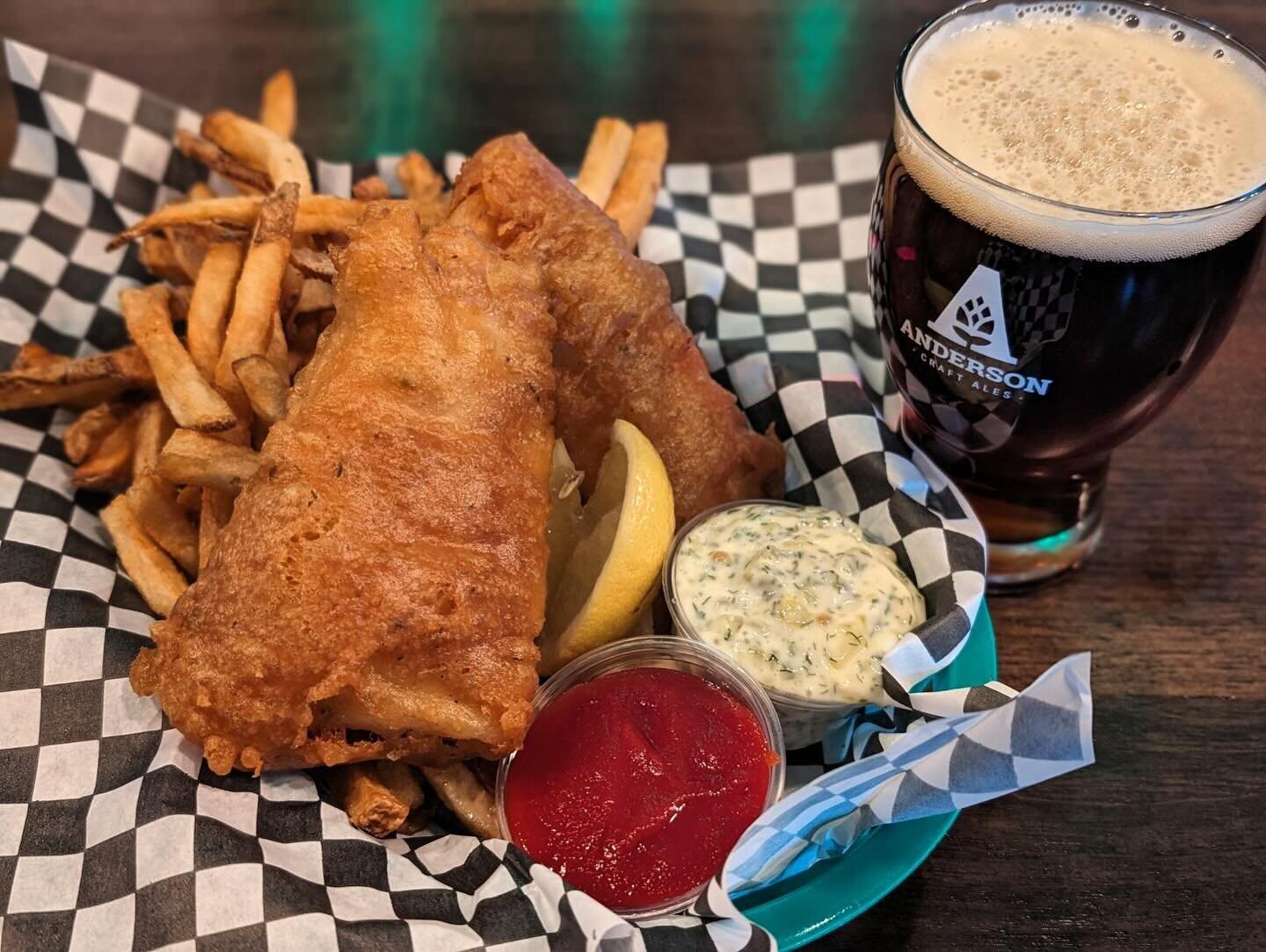 This St. Patrick&rsquo;s Day ☘️ 
You&rsquo;ll be lucky to come and try our Fish and Chips available Sunday only!! 

Pair with any of our dark beers or Stout and you&rsquo;ll be dancing a merry jig!