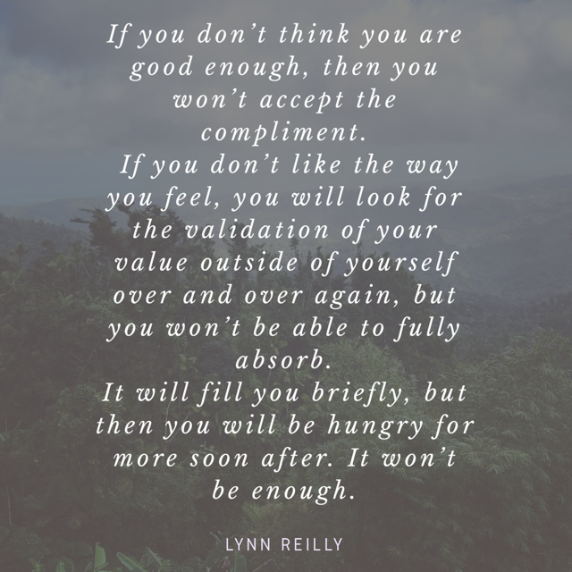 Self Acceptance Lynnspiration Lynn Reilly