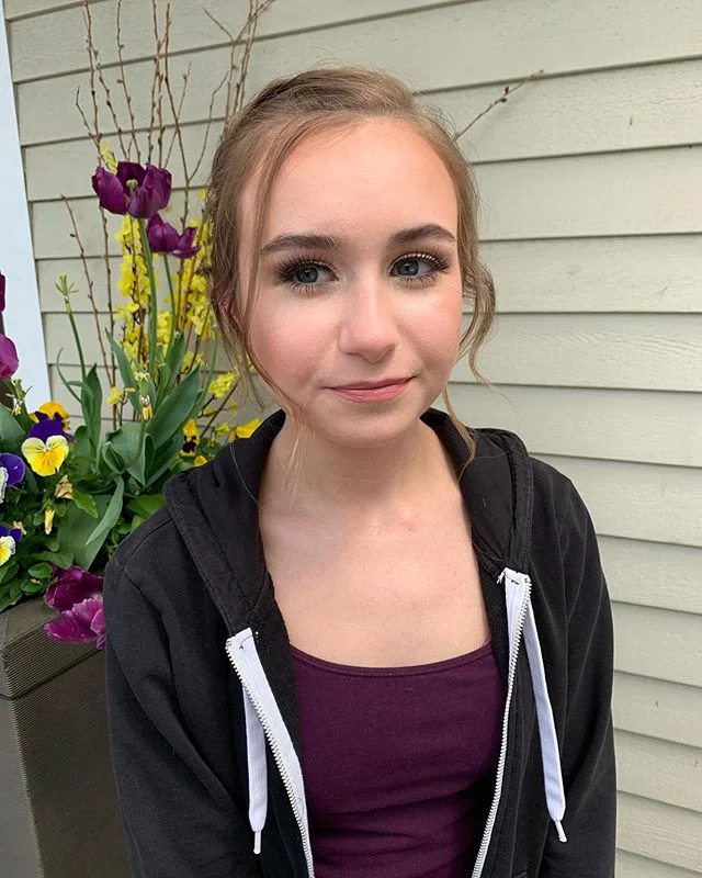 Beautiful prom hair and makeup done by Brooke @beauty.by.brooke15