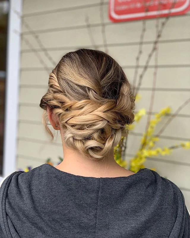 More beautiful prom hair and makeup by Brooke @beauty.by.brooke15