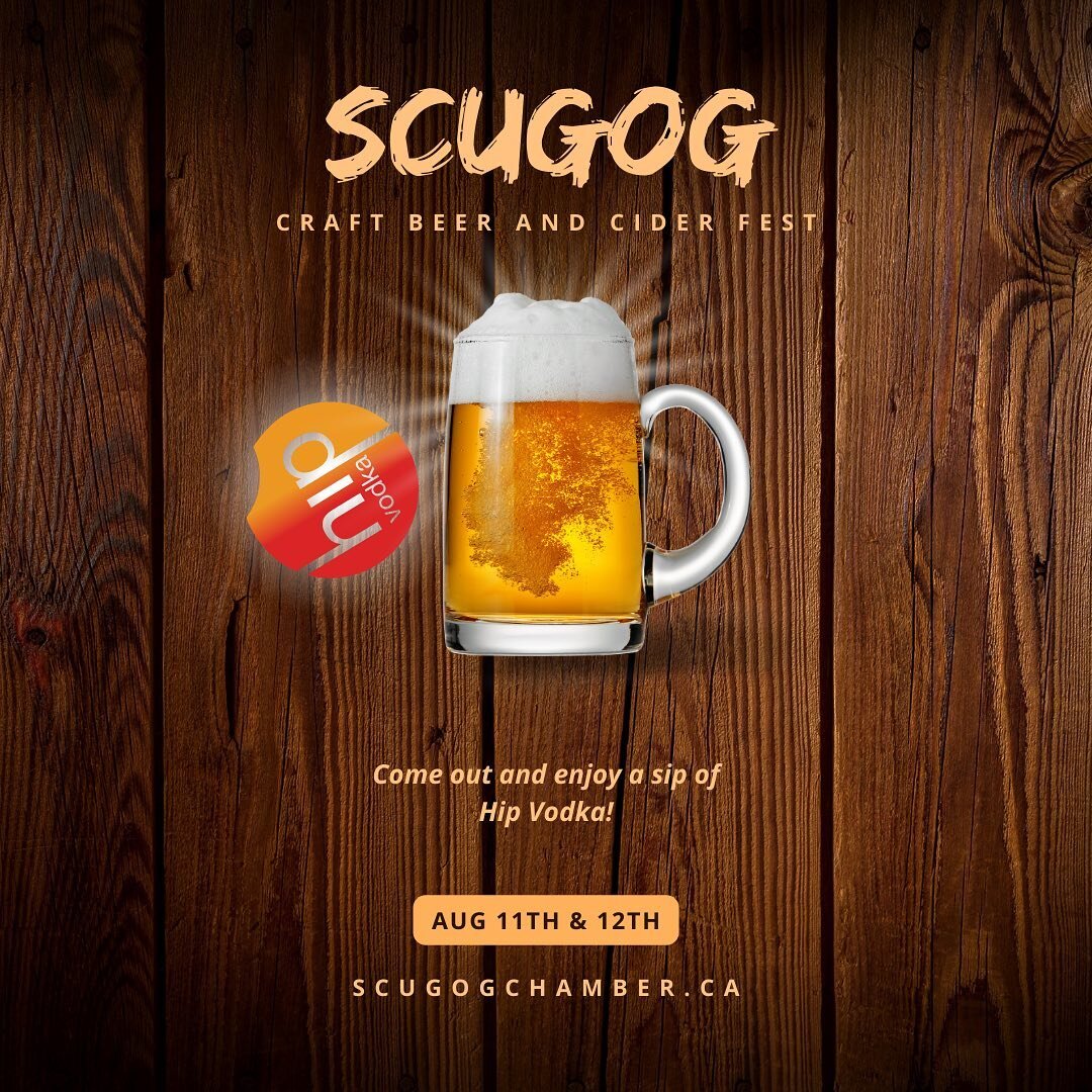 🍉🥭🍬Come out have a beer 🍺 and a sip of delicious Hip Vodka 🍹 At @scugogbeerandciderfestival  this weekend and enjoy yourself 😍🤪

#VodkaLovers #VodkaLife #VodkaMixology #VodkaGram #CocktailHour #DrinkUp #ThirstyThursday #HappyHour #bar #canadia