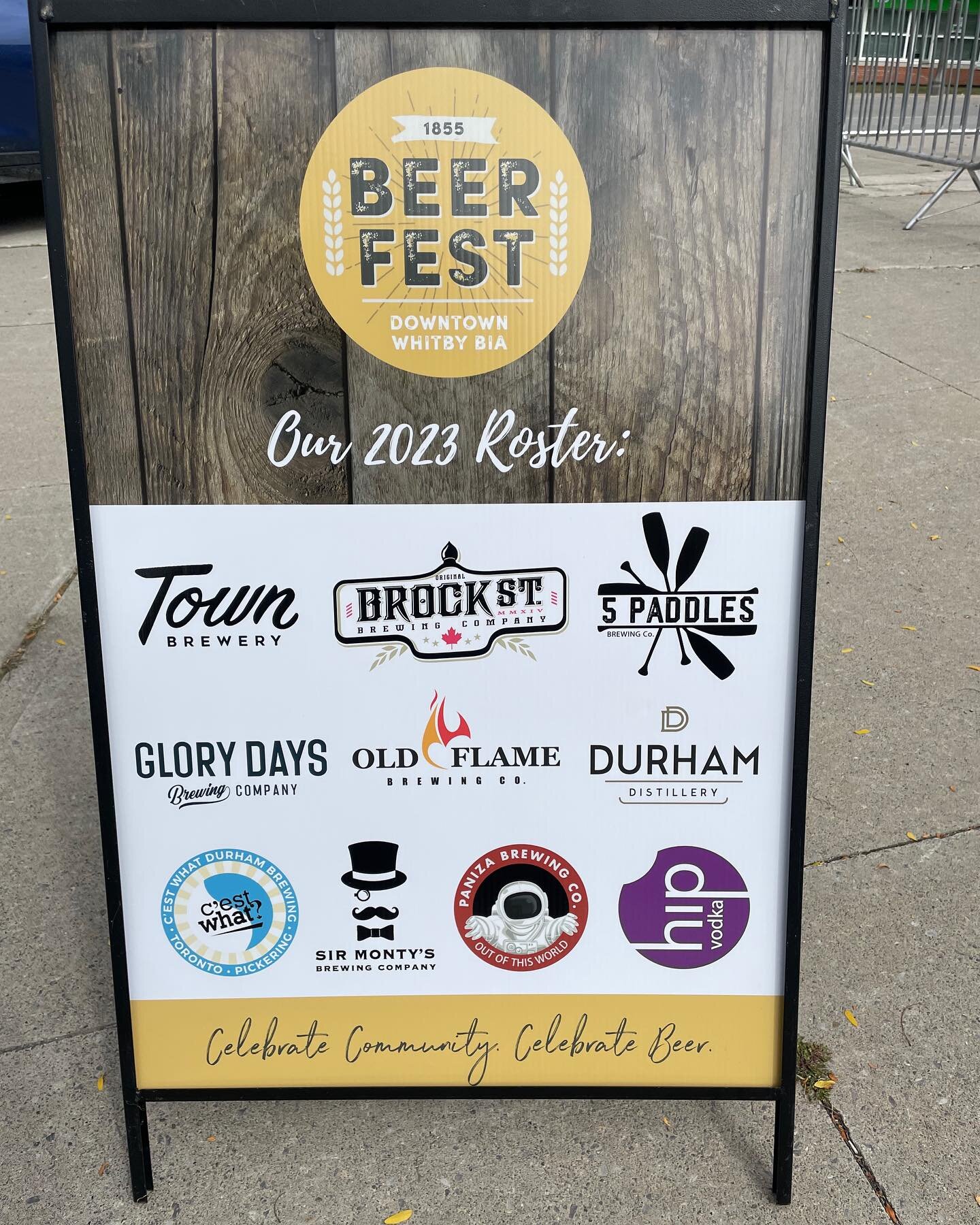 We will see you at the @downtownwhitby  beer fest 🍺 Come join us for a sip of hip!