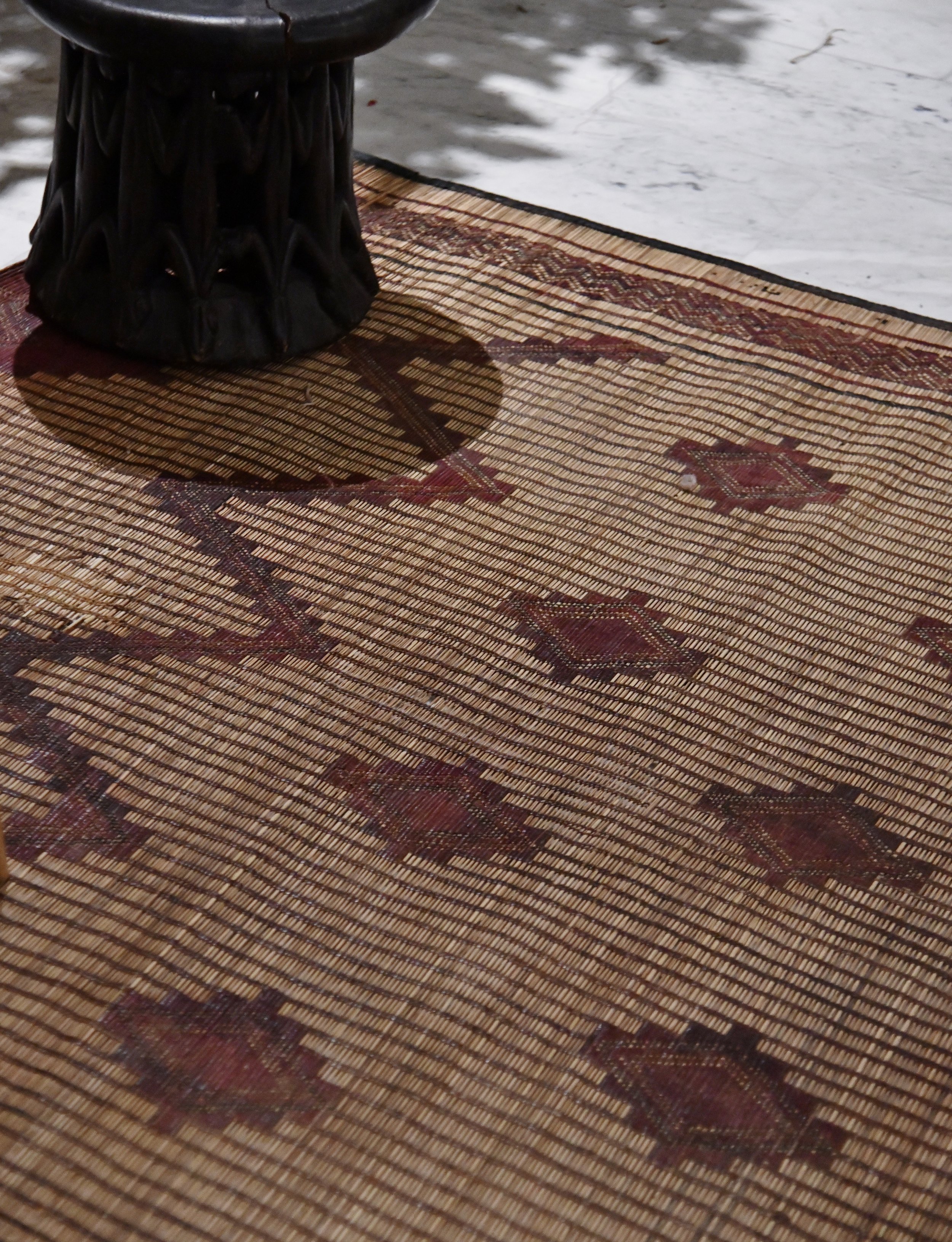 V2 - Abal - Vintage Tuareg Mat | late 19th century - early 20th century - 5m x 1.80m/16.4ft x 5.11ft