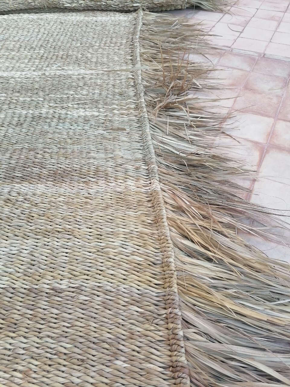 Floor Mat, Palm Fiber - Moroccan Palm Mat - Revival™