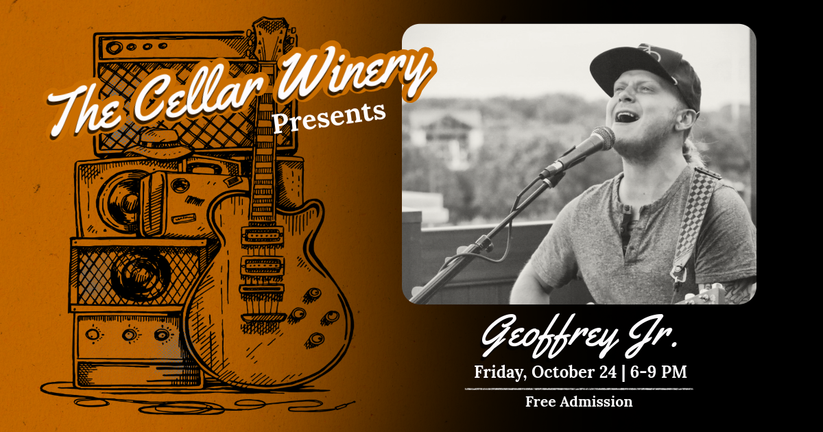 Geoffrey Jr. at The Cellar Winery