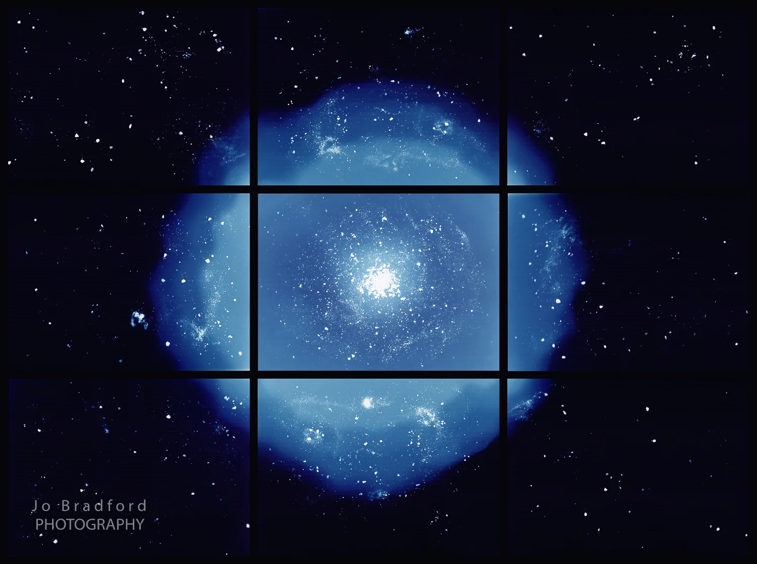 Globular Cluster, 2004.  9 Meteorite Photograms