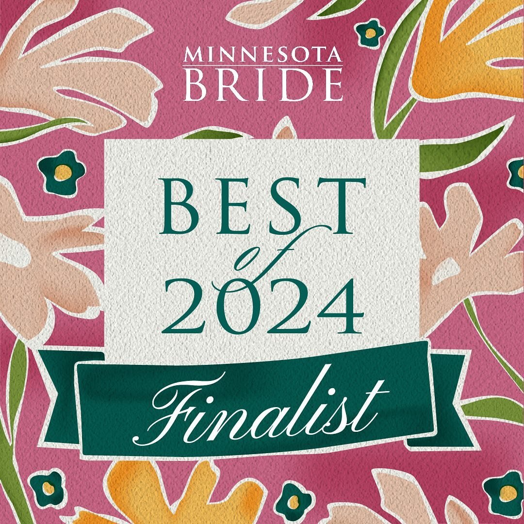 WOW! We have been nominated as a finalist for @minnesotabride Best of 2024 in not only one, but two categories &mdash; Best Planner and Best Overall Wedding Professional! This is such amazing news and I have all of you to thank for making this possib