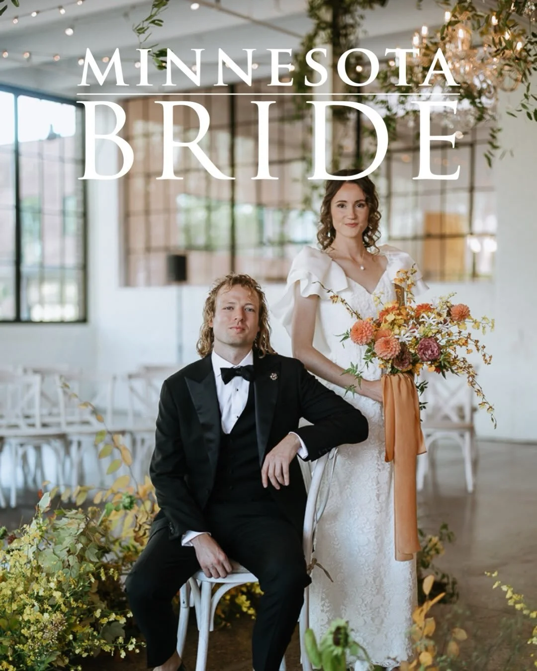 Ally&rsquo;s &amp; Ethan&rsquo;s wedding is featured in the latest issue of @minnesotabride ✨

Vendor team below &darr;
Catering: @foodgallerycateringmn
DJ: @tornadojally @upeventgroup
Florist: @cosmos.floral 
Hair &amp; Makeup: @lhnbeauty
Lighting: 