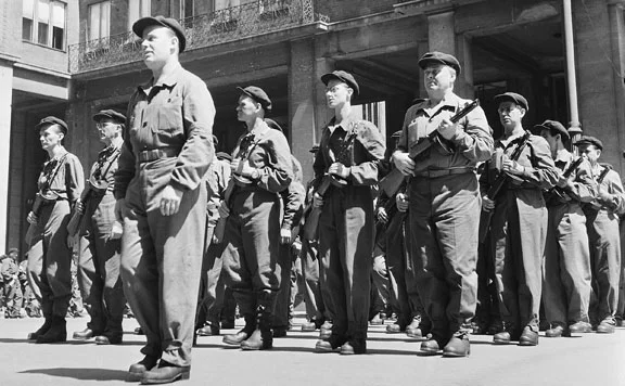 Munkásőrök eskütétele, 1957