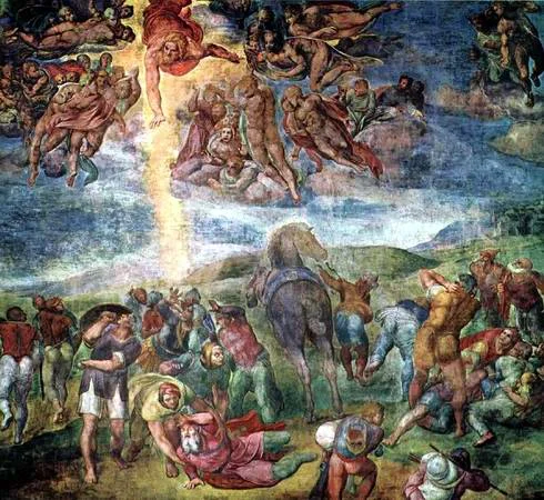 Michelangelo: Szent Pál megtérése a damaszkuszi úton (Vatikán)