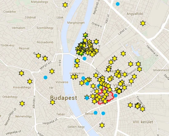 Csillagos házak Budapesten