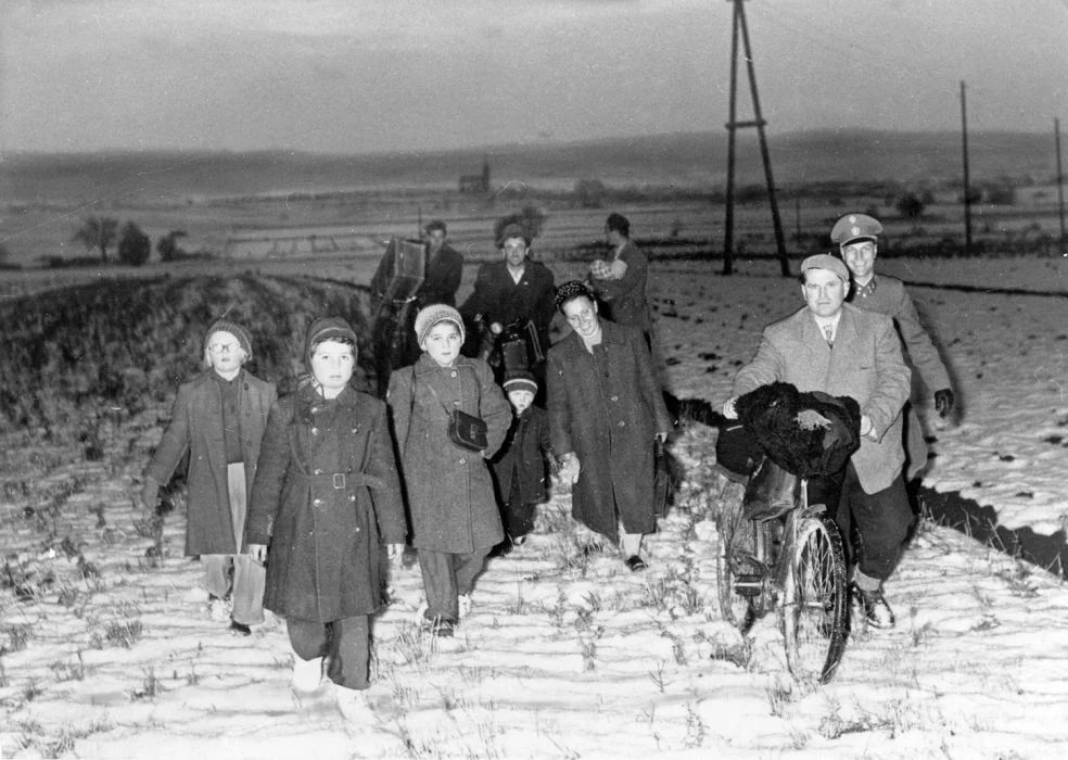 Menekülő magyarok Ausztriában, 1956