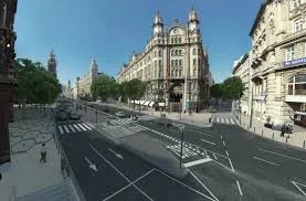 A tér, ahol a ház áll