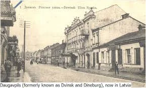 Utca Dvinskben 1940 előtt