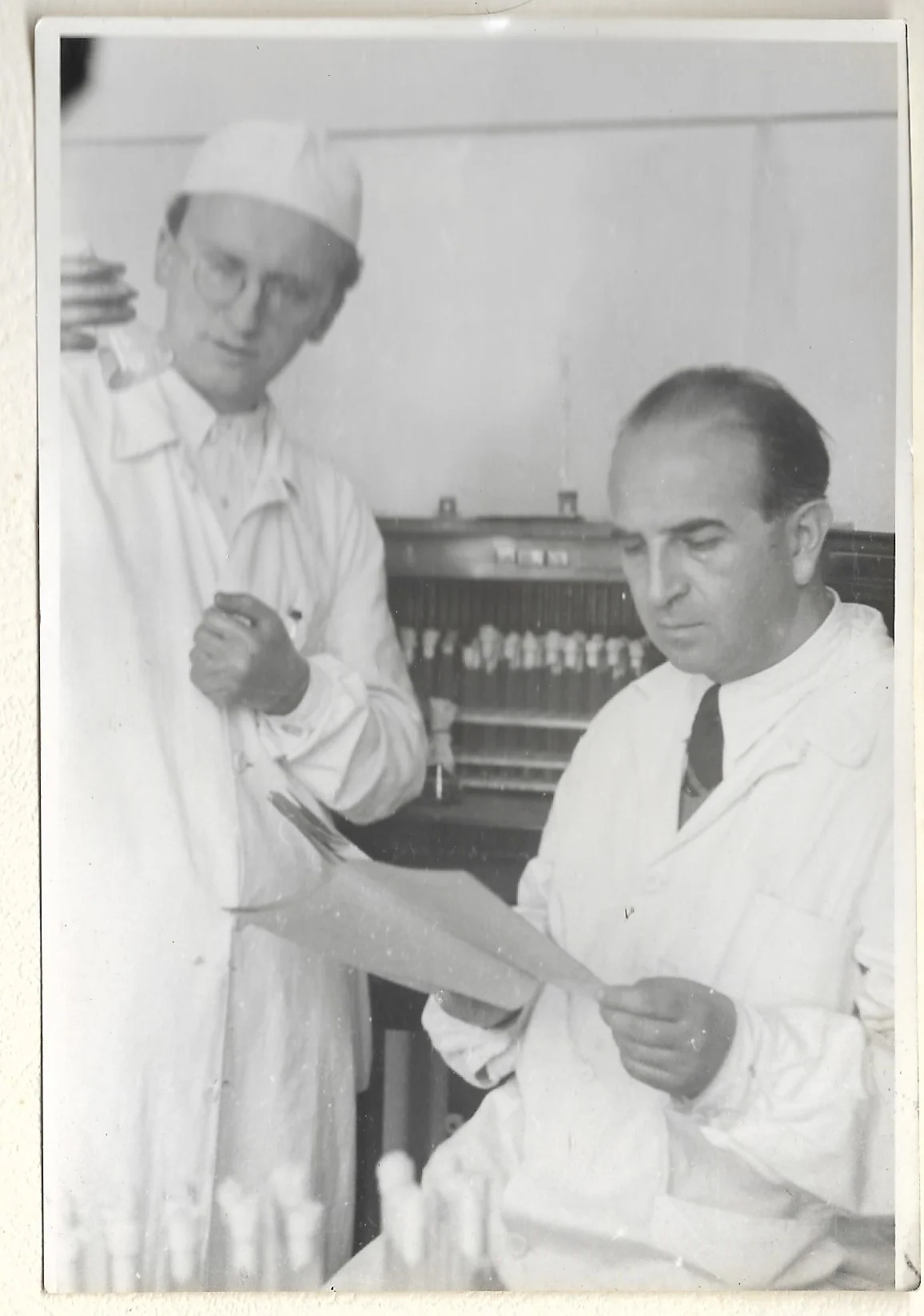 Laci a laboratóriumban