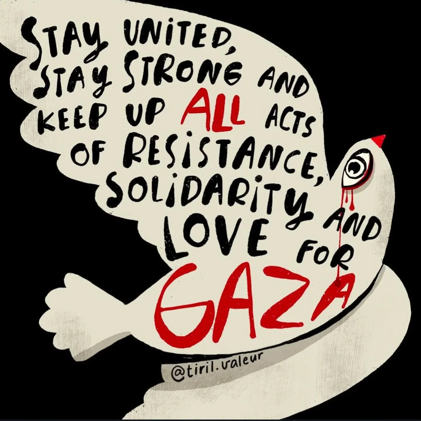 💔 Posted @withregram &bull; @tiril.valeur What we feared the most is happening. We must keep our shattered hearts together and collect all our strength, all our resources, all our love and solidarity for the resistance ahead. Resisting this madness 