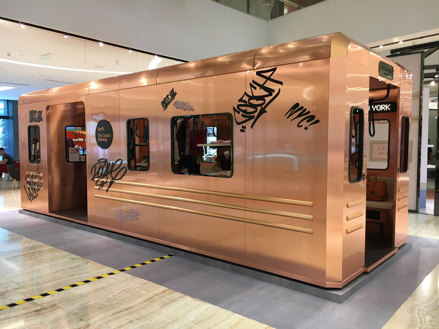 Coach Subway Lane Crawford Pop Up Pedro Motta