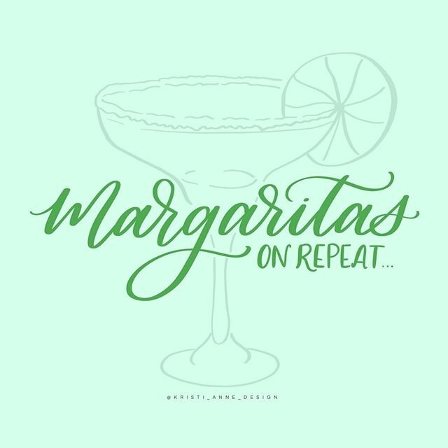 Happy Cinco de Mayo 🌮🍹❤️ and can I get an AMEN 🤣
&bull;
&bull;
&bull;
#happycincodemayo #margaritasonrepeat #houstoncalligrapher #calligraphy #handlettering #houstonletterer #calligrapher #margaritas margarita art #risingtidesociety #tuesdaystoget