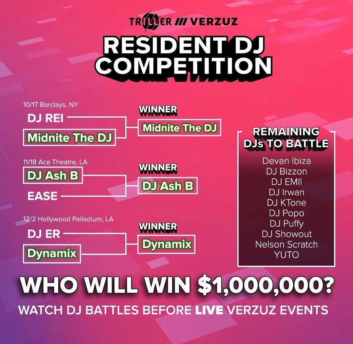 Haven&rsquo;t really said anything to y&rsquo;all &hellip; but I made the top 16 djs! @triller @verzuztv @therealswizzz @timbaland 🙏🏼
First battle coming soon.