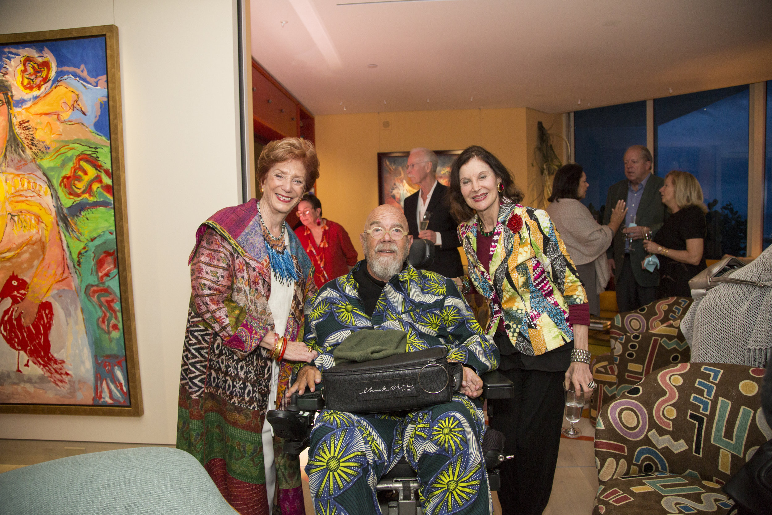Shelley Rubin & Chuck Close 