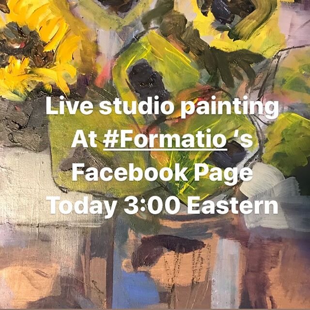 Live Studio Painting Session today on #Formatio Facebook Page, a giveaway for the audience of Remember Me, a book by @sharongarloughbrown.
.
How is art or creativity giving you life right now? Do you feel connected to it? Or has it felt harder during