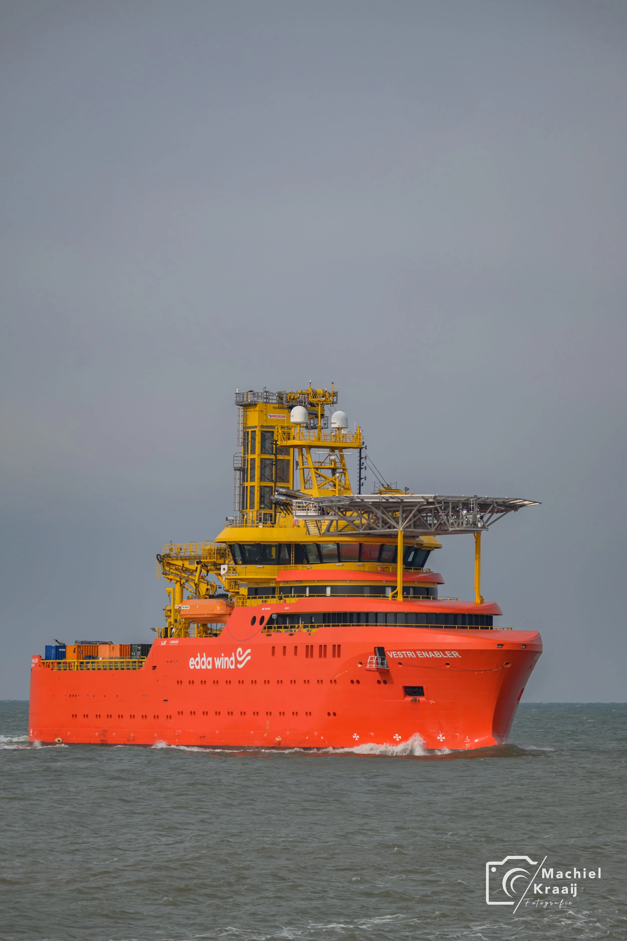 Vestri Enabler binnenkomend kop van de zuidpier. 15-01-2026