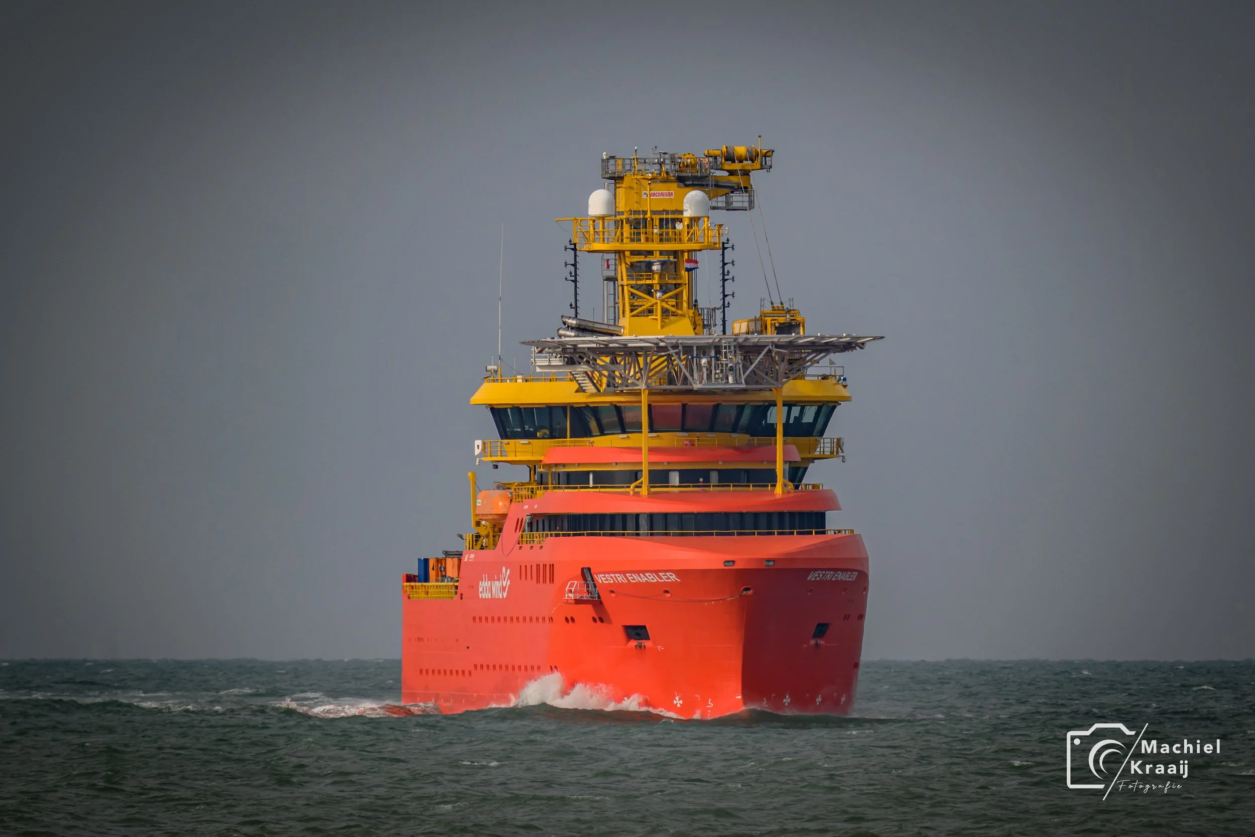 Vestri Enabler binnenkomend kop van de zuidpier. 15-01-2026
