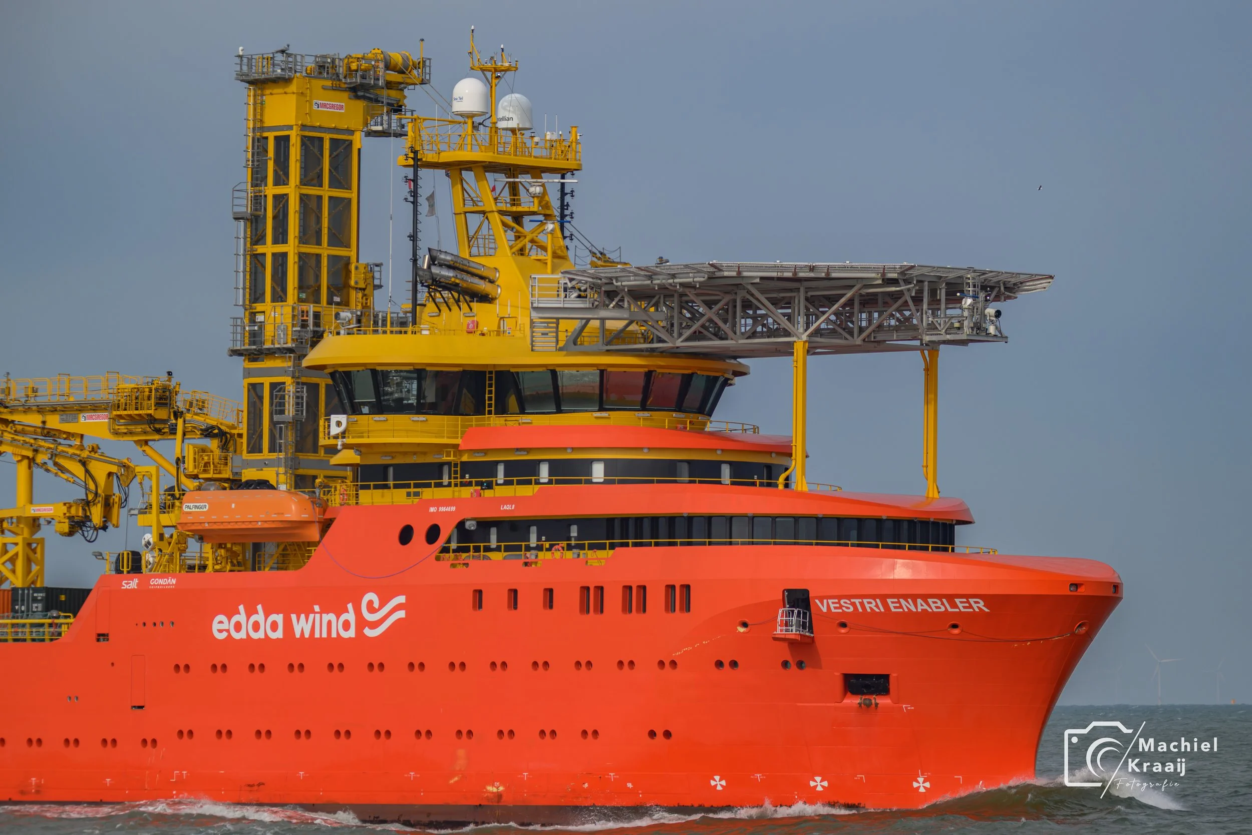 Vestri Enabler binnenkomend kop van de zuidpier. 15-01-2026