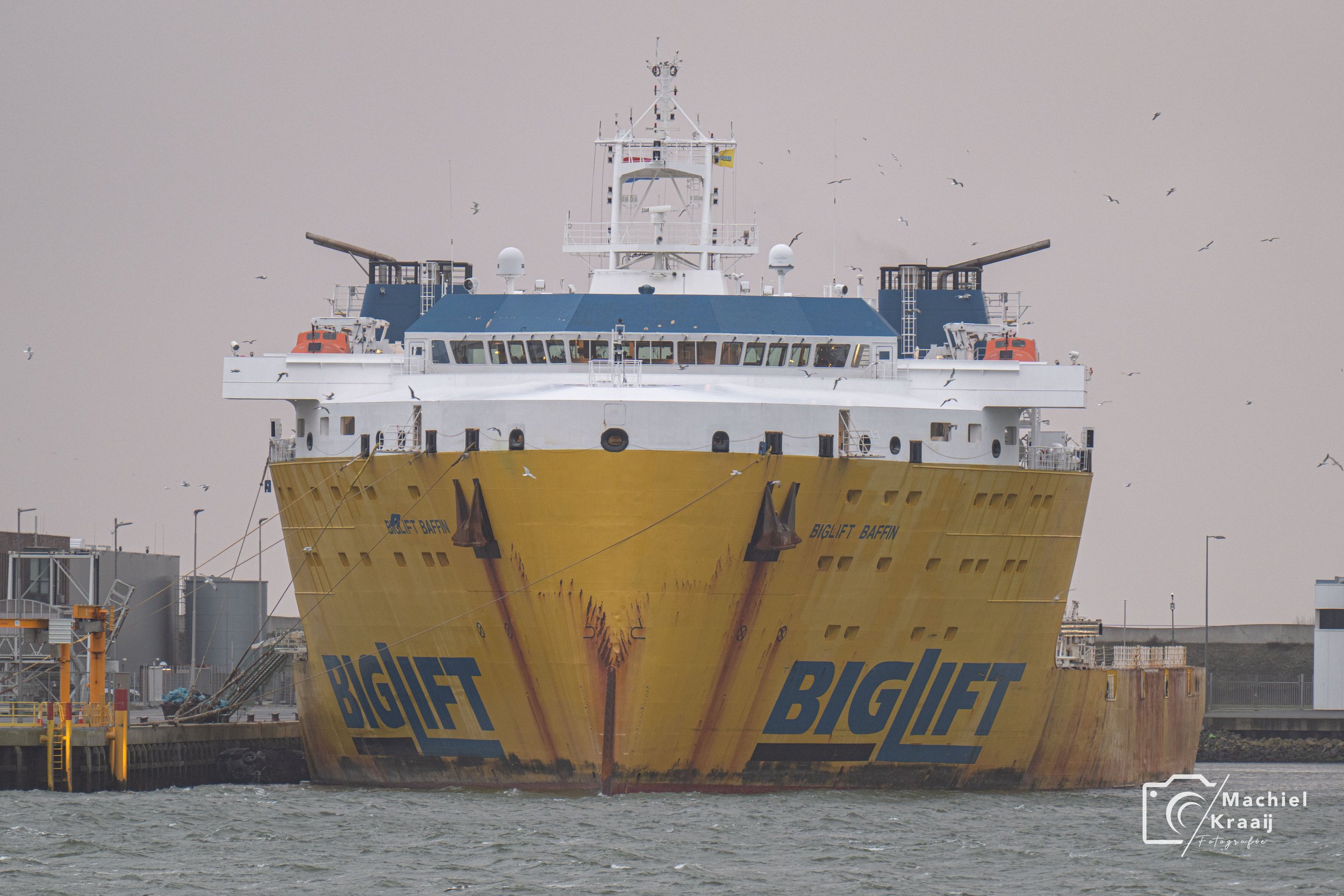 BigLift Baffin in de IJmondhaven 28-02-2026