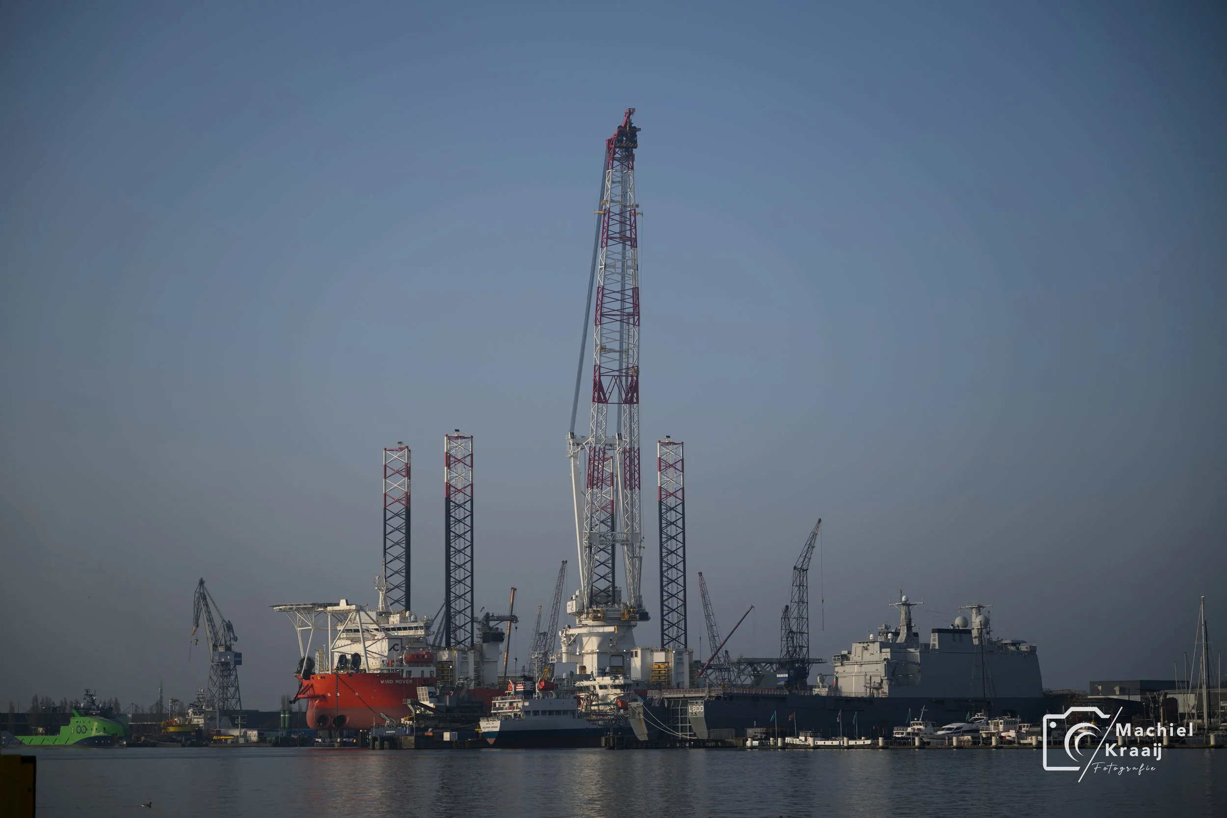 Wind Mover bij Damen Ship Repair Amsterdam.
08-03-2026