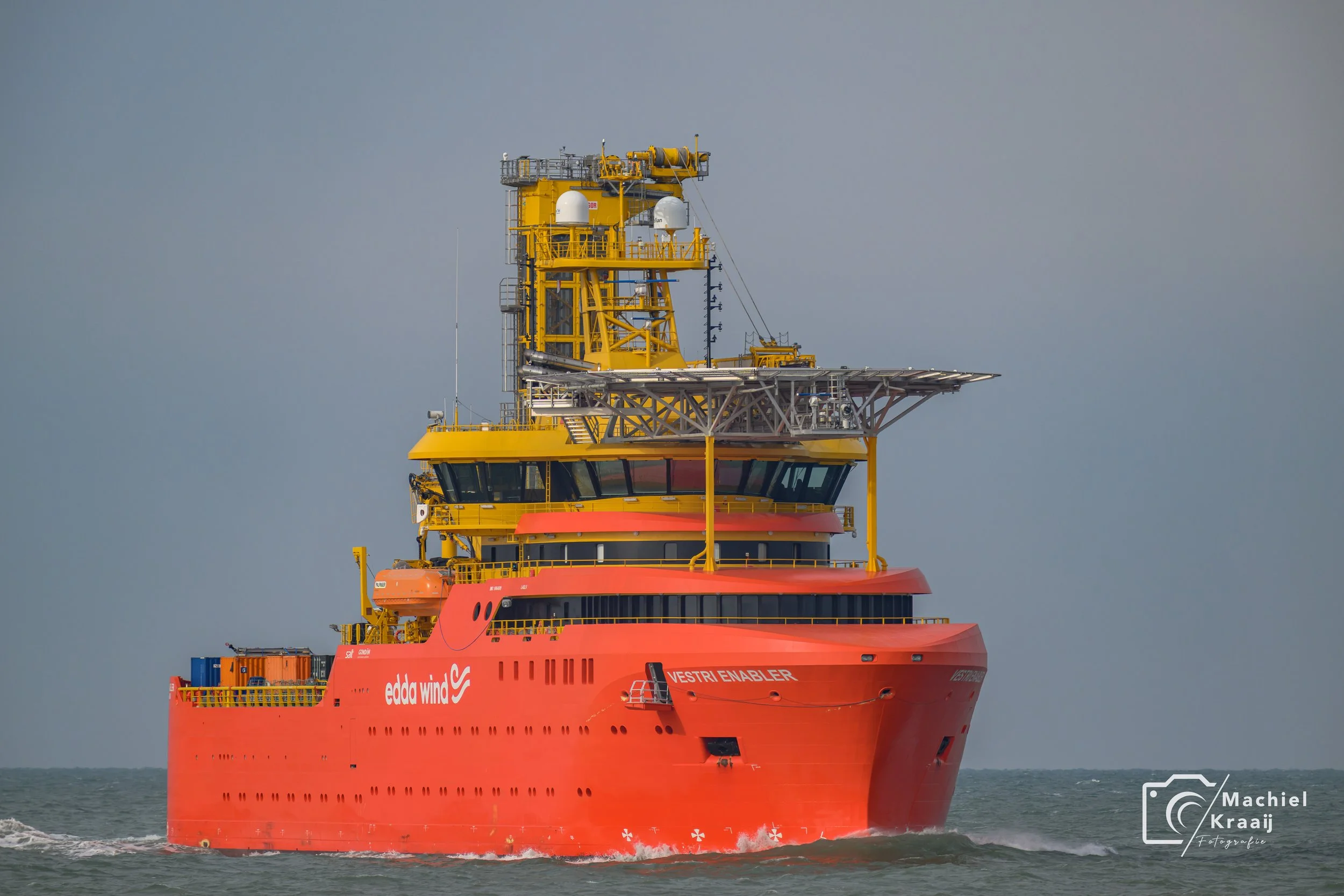 Vestri Enabler binnenkomend kop van de zuidpier. 15-01-2026