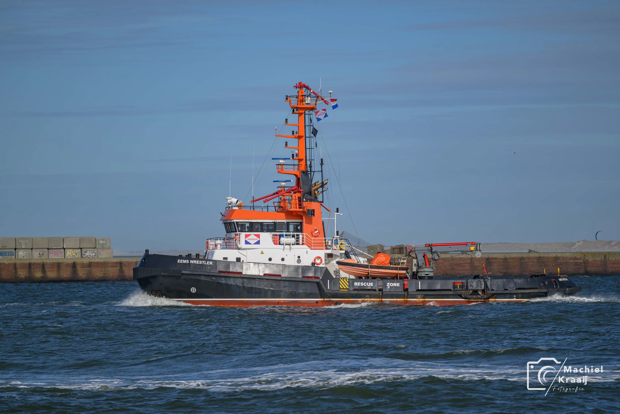 Eems Wrestler richting zee 01-03-2026