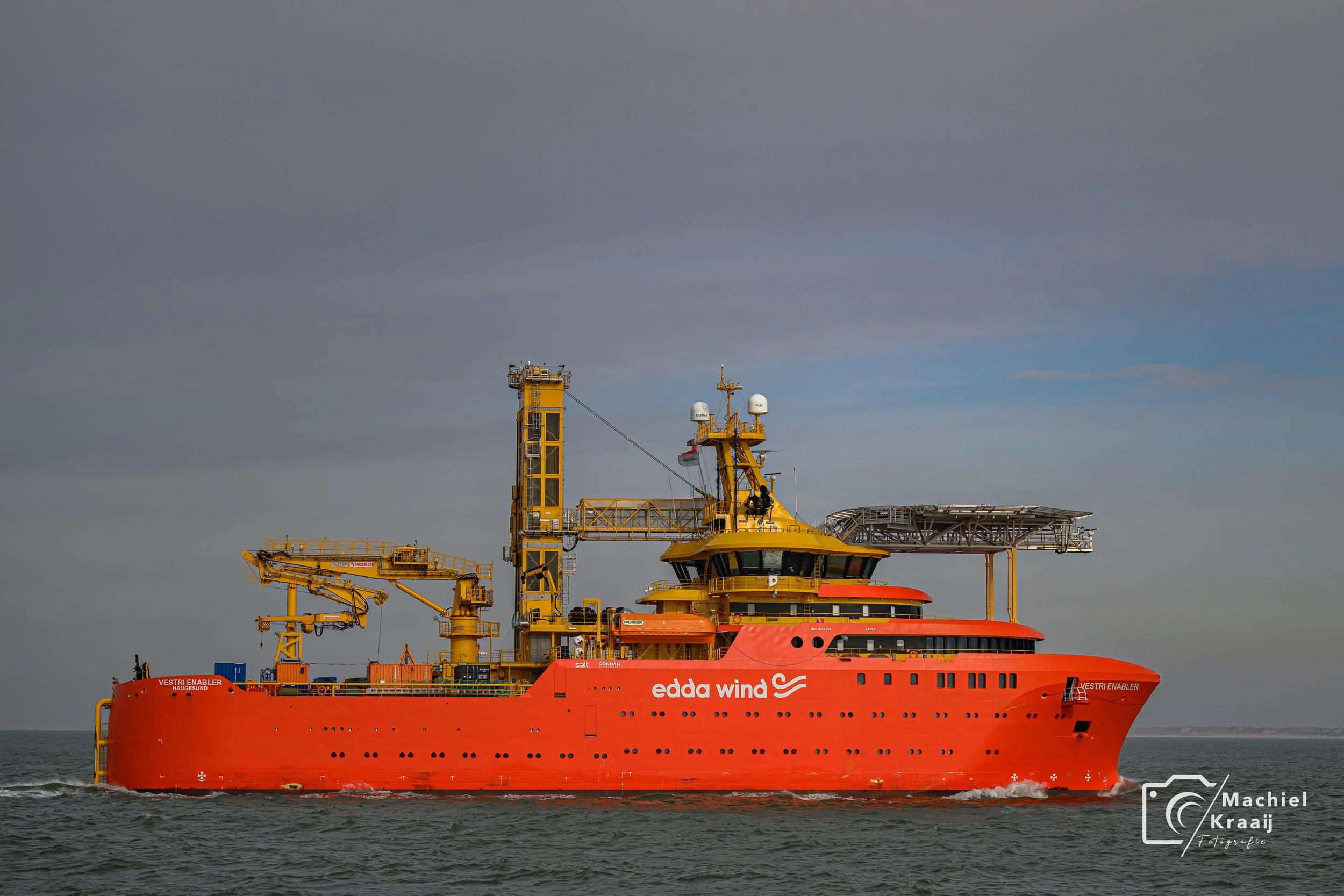 Vestri Enabler binnenkomend kop van de zuidpier. 15-01-2026