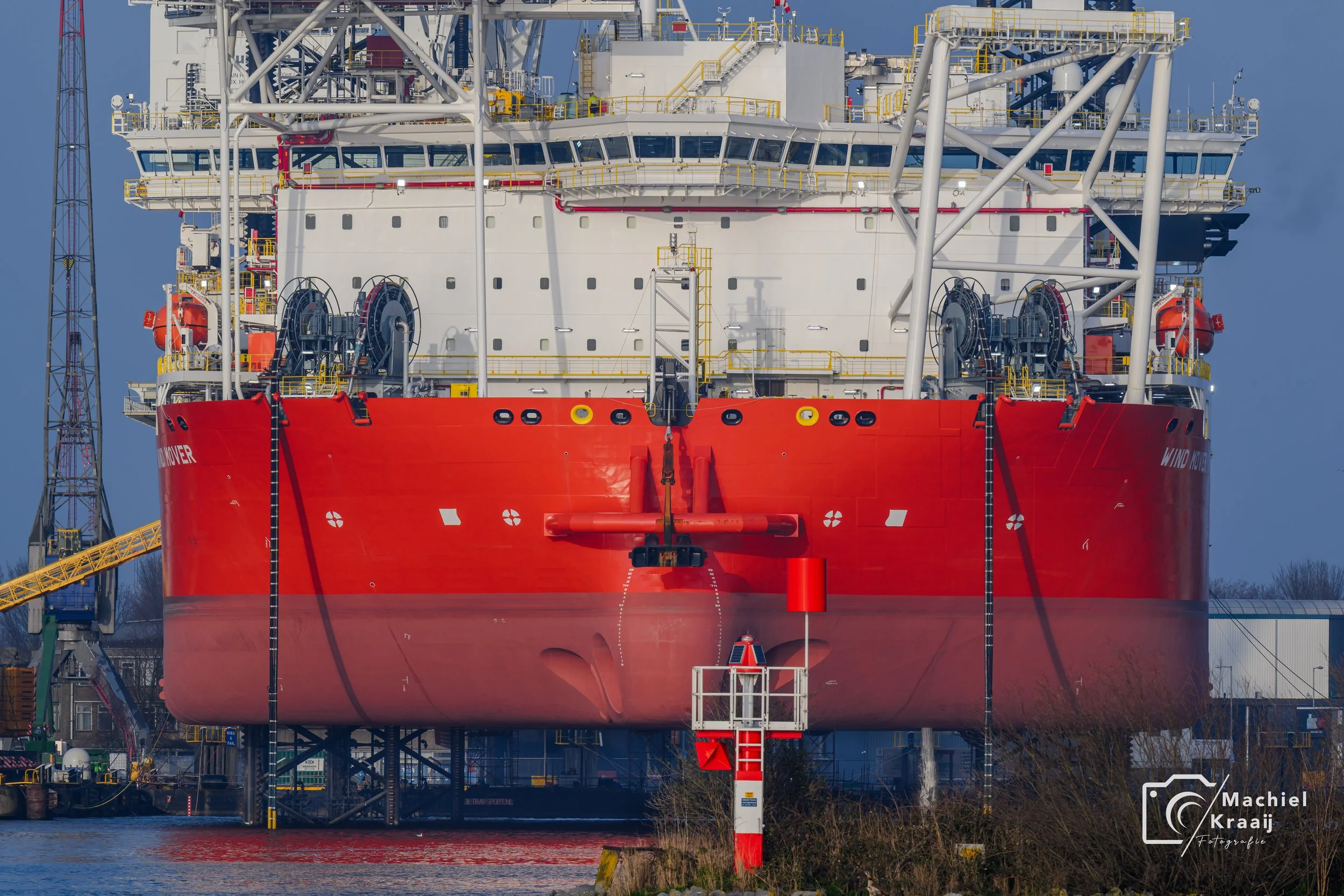 Wind Mover bij Damen Ship Repair Amsterdam.
08-03-2026