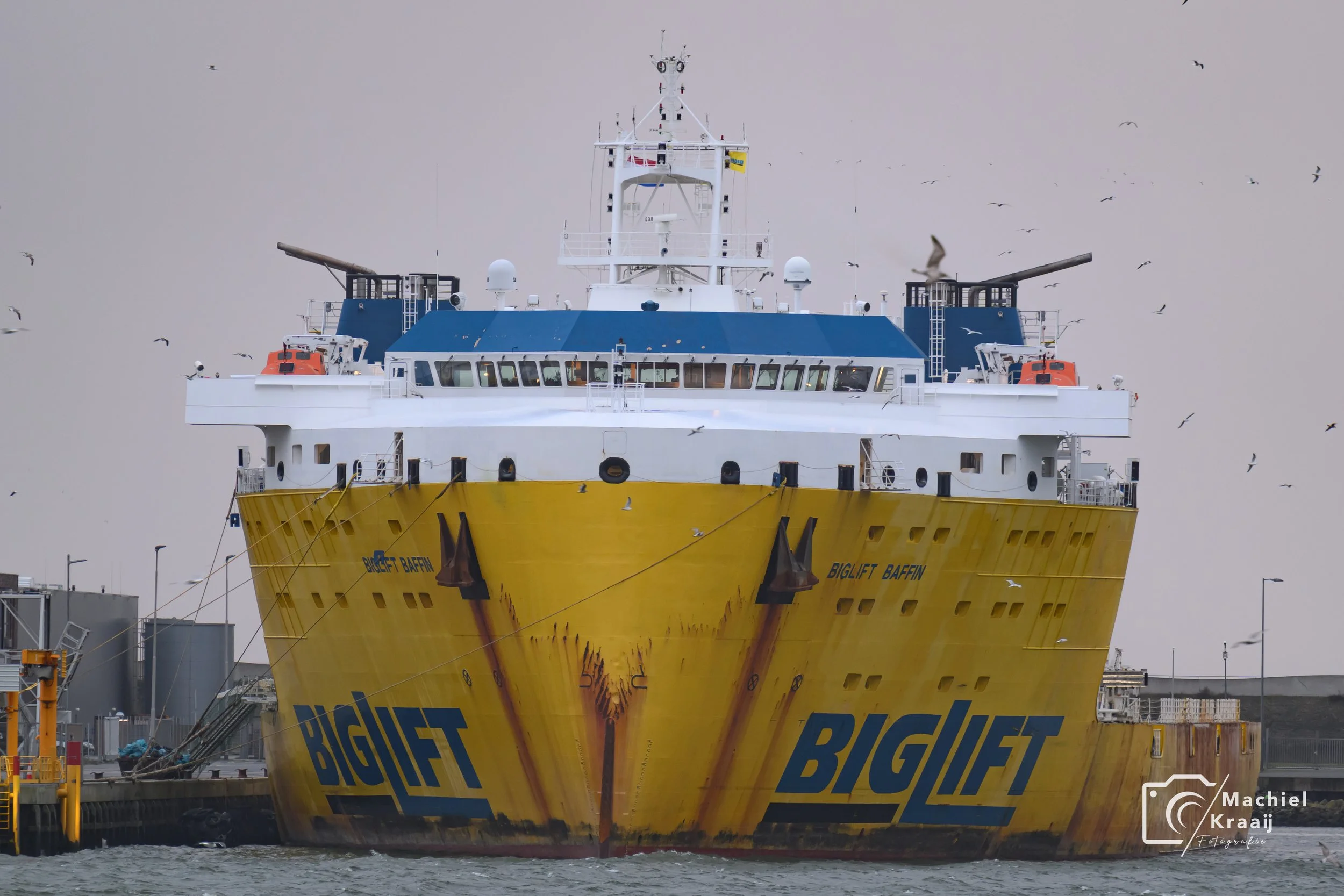 BigLift Baffin in de IJmondhaven 28-02-2026