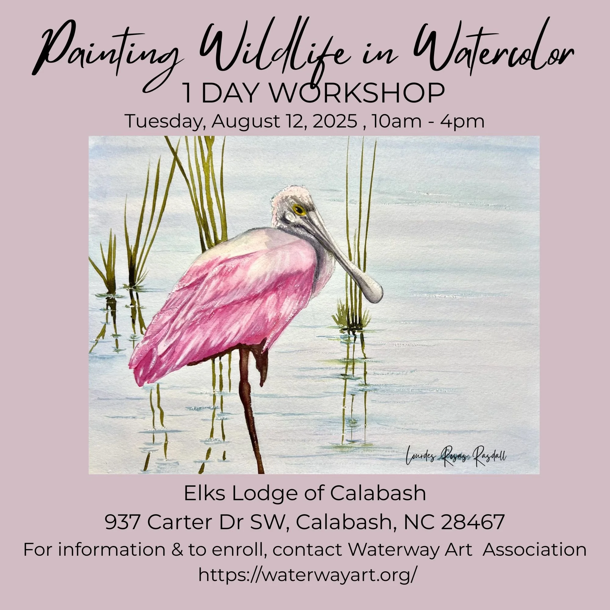 You have 2 opportunities to paint with me this week!
Tomorrow, I am teaching a one-day workshop for the Waterway Art Association in Calabash, NC (this workshop may be at capacity already, or very close to): https://waterwayart.org/
Friday &amp; Satur