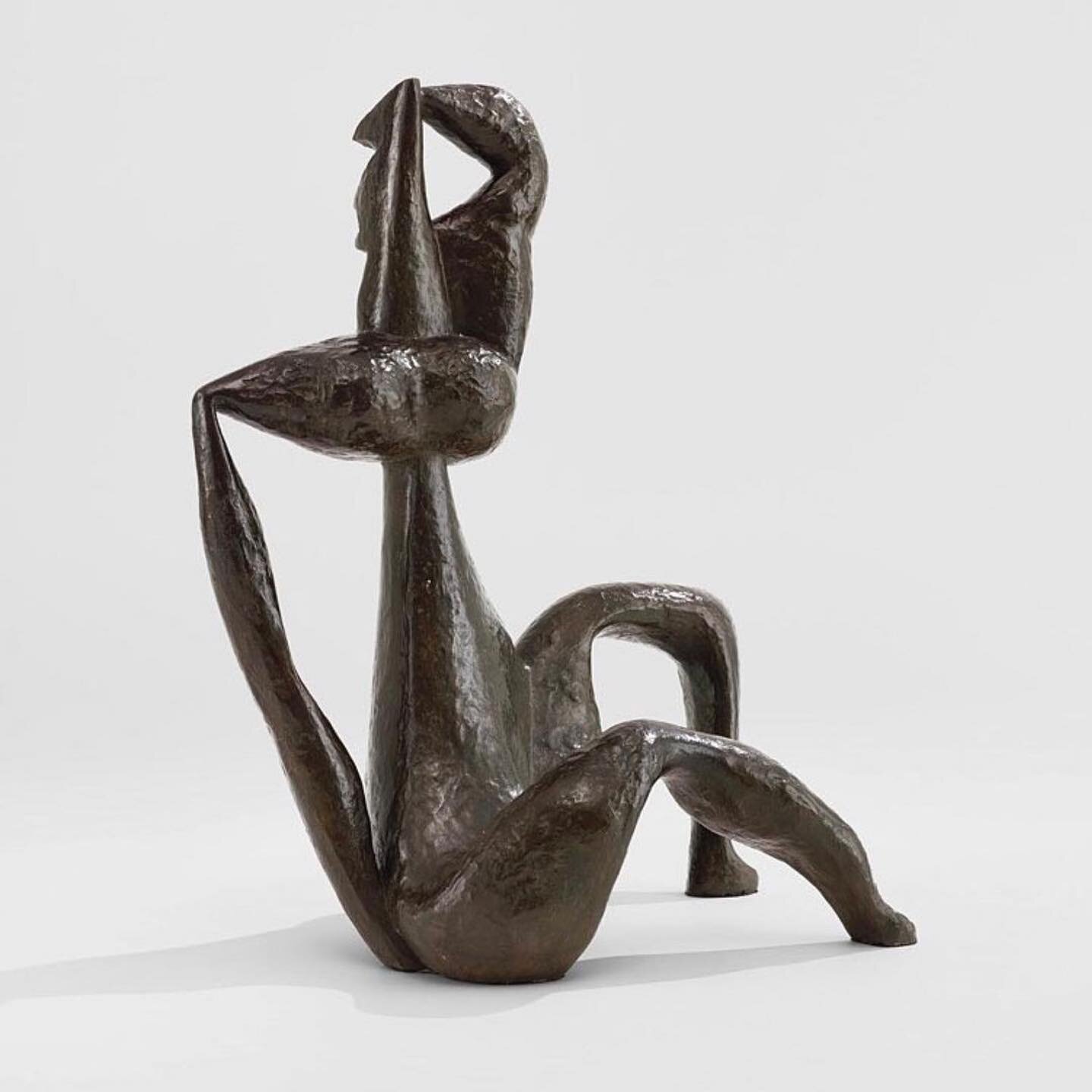 Henri Laurens via @Mnuchin_Gallery, La M&egrave;re, 1935 #Cubism #midcenturyart #bronzesculpture