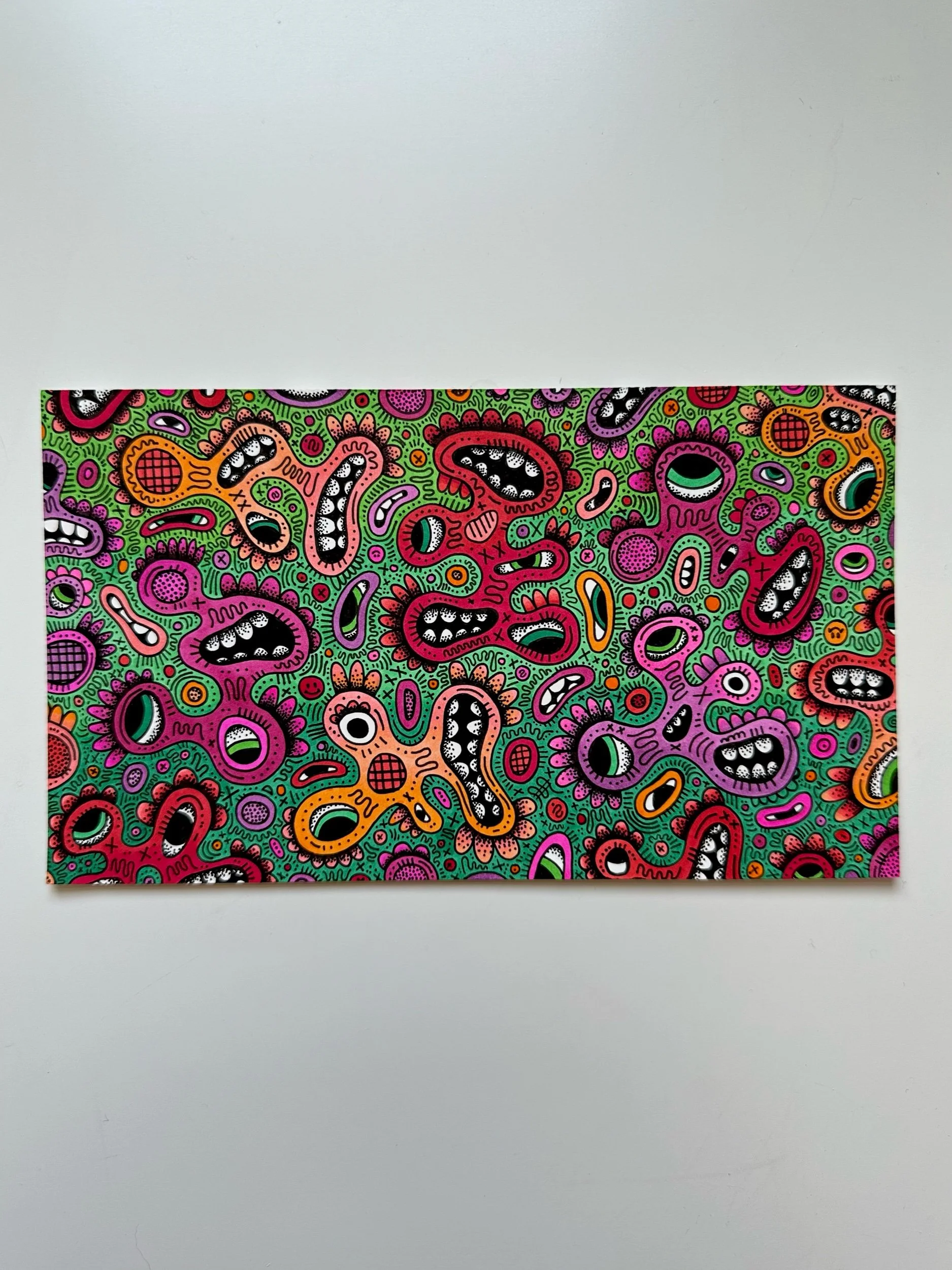  4”x7” | marker, pen on paper | 2024 