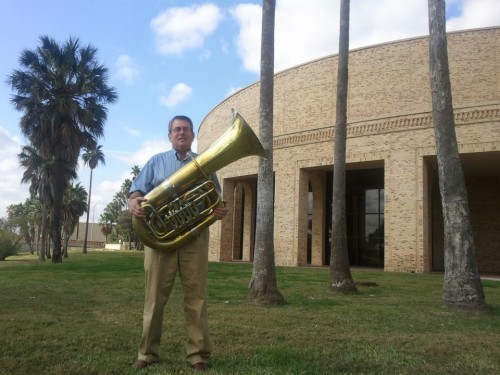 Texas Tuba Christmas conductor, Dr. Stephen Shoop