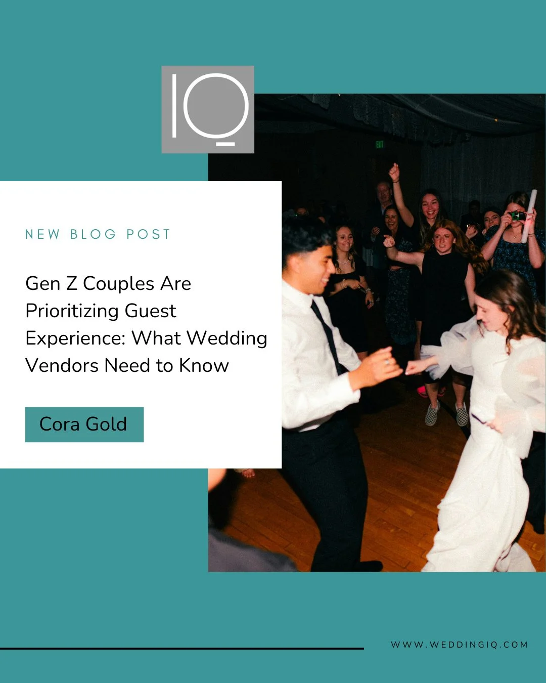 The guest experience is no longer an afterthought, it's a priority for today's couples ✨⁠
⁠
In our latest WeddingIQ blog, Cora Gold of Revivalist Magazine breaks down the trends shaping Gen Z weddings and how vendors can adapt to better serve this em