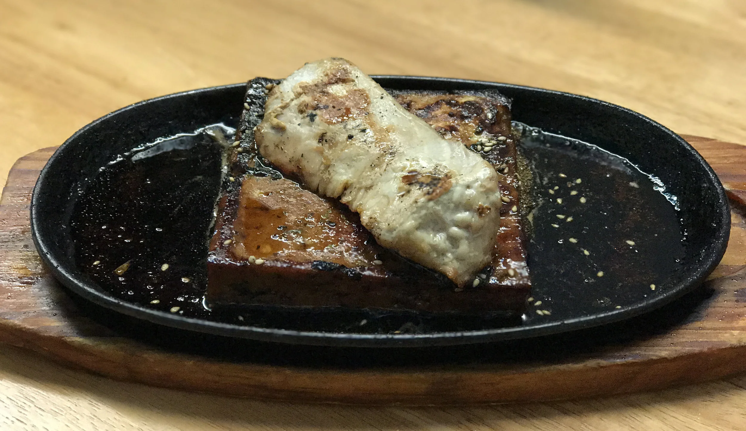 Tofu Steak with Fish