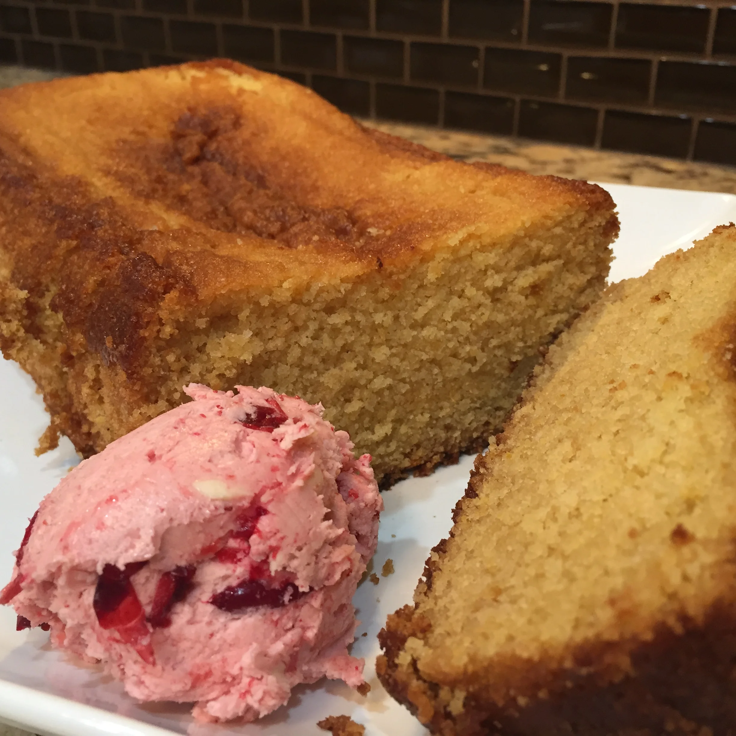 Cornmeal Buttermilk Loaf Cake