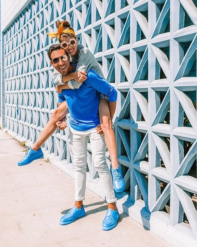 Award for cutest Power Walker couple goes to @jeffmindell and @studiodiy. #thepowerwalkers #grandpastyle #hushpuppiesshoes