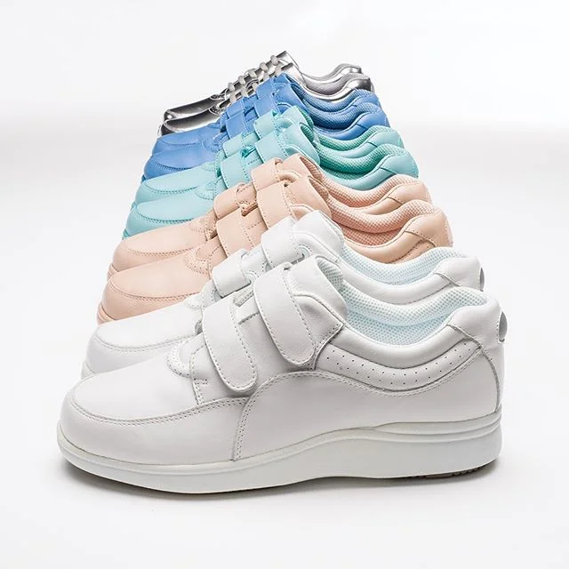 They’re bulky, colorful, and let’s be honest, mildly orthopedic. 💙#thepowerwalkers #grandpastyle #hushpuppiesshoes